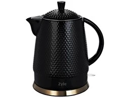 Keramikinis virdulys Zyle ZY19KWG, talpa 1,5 l, juodas