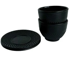 Zyle Ketaus puodeliai su lėkštutėmis, ZY995CK, 150 ml, 2 vnt.
