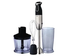 Maisto smulkintuvas Zyle ZY8225BL, 1000 W, su 500 ml indeliu, 600 ml indeliu ir plakimo šluotele