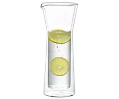 Dvisienis stiklinis ąsotis Zyle ZY3090GJ 900 ml