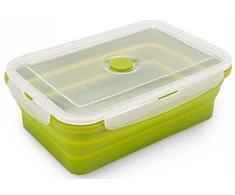 Zyle Sulankstoma silikoninė maisto dėžutė, ZY434SB, 1500 ml