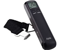 Kelioninės svarstyklės lagaminams Zyle, ZY940SC, sveria iki 50 kg, juodos