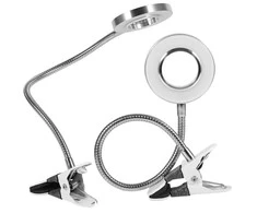24 led cosmetic desk lamp with clip clip