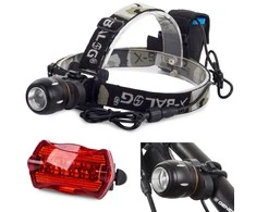 Bailong head torch front cree zoom