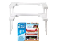 Bin organiser kitchen cupboard shelf