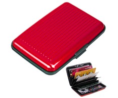 Card case documents aliuminio wallet
