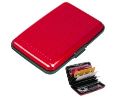 Card case documents aliuminio wallet