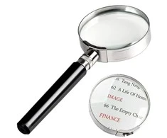 Classic reading glass 75mm