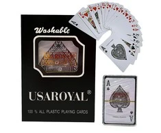 Coated poker cards deck 54 pcs