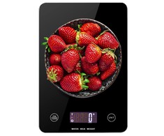 Virtuvinės svarstyklės Verk Group Elektroninės virtuvės svarstyklės IKI 5kg su stikliniu LCD ekranu