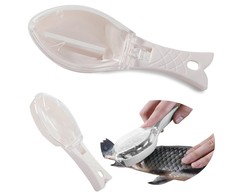 Fish scraper peeler scallion peilis container