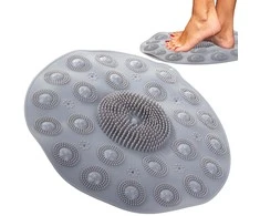Foot massager non-slip shower mat