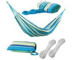 Garden hammock strong rocking cover hanging ropes