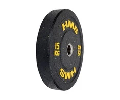 HTBR15 OLYMPIC PLATE - BUMPER 15 KG HMS (yellow)