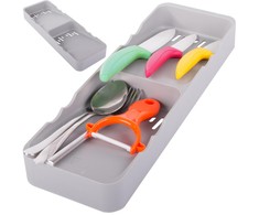 Kitchen organiser for cutlery drawer container