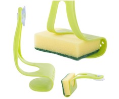 Kitchen sponge organiser hanging bracket
