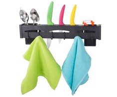 Kitchen wall-mounted shelf organiser hanger
