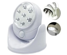 Lamp 7 led wireless with motion sensor 360