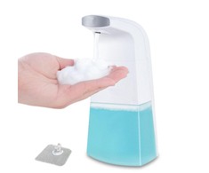 Liquid foam automatic soap dispenser