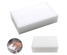 Magic sponge for cleaning stains removes dirt
