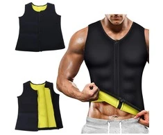 Men's neoprene fitness shirt for weight loss