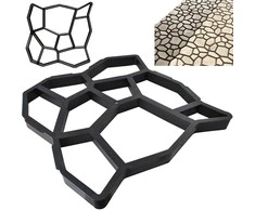 Mold for stone paving stone concrete cat's head