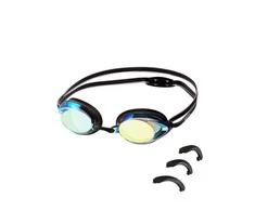 NQG230MAF Juodas/ RAINBOW RACING SWIMMING GOGGLES NILS AQUA