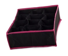 Organiser for sock drawer underwear wardrobe