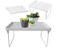 Organiser modular shelf drainer stand stand