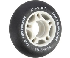PU 72 x 24 Juodas MAT 82A WHEELS 4 PCS. NILS EXTREME