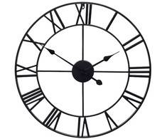 Rome retro vintage loft 3d sieninis laikrodis 60cm