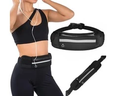 Running belt kidney pouch for bottle phone