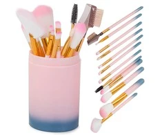 Set of professional make-up brushes 12 pieces