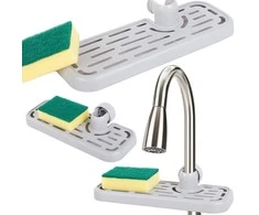 Sink organiser kitchen basket tap shelf