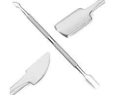 Bikuva.lt Steel Nerūdijantis plienas cuticle tip and scraper for hybrid cuticles