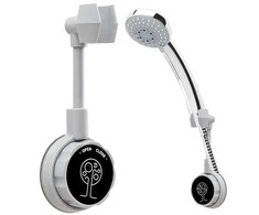 Suction cup holder for shower handset