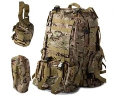 Tactical Taktinė išgyvenimo karinė kuprinė 48,5 l