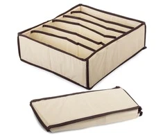 Underwear organiser for wardrobe drawer 6 socks