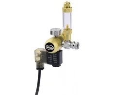 AQUA NOVA CO2 reguliatorius su burbulų skaičiuotuvu ir elektriniu vožtuvu