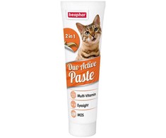 Beaphar Duo-Active cat paste 100g multivitamininė BIO-MOS pasta katėms