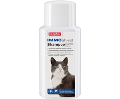 Beaphar IMMO SHIELD kačių šampūnas nuo blusų, erkių, uodų ir kitų parazitų, 200 ml