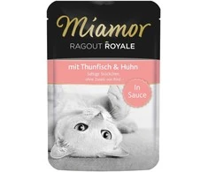 FINNERN GmbH end Co. KG Miamor Ragout 100g konservai katėms su tunu ir vištiena maišelyje MR