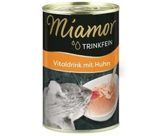 Gėrimas katėms su vištiena Miamor Trinkfein Vitaldrink, 135 ml