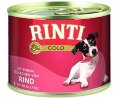 FINNERN GmbH end Co. KG Rinti auksinis suaugusių šunų konservuotas pašaras su jautiena, 185 g