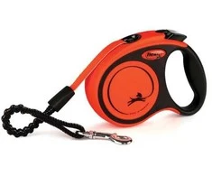 Trixie Flexi Xtreme šunų pavadėlis, XS, iki 15 kg, 3 m, oranžinis