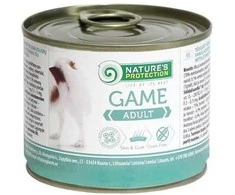 Nature's Protection Adult Game konservai šunims su žvėriena, 200g