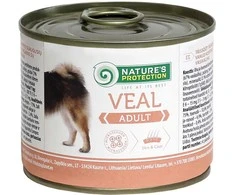 Lovely Hunter NATURE'S PROTECTION suaugusių šunų konservuotas pašaras su veršiena, 200 g