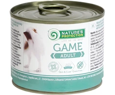 Nature's Protection Adult Game konservai šunims su žvėriena, 200g