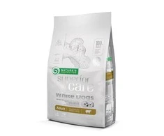 Nature's Protection Superior Care Baltas Dogs ėriena Adult Small and Mini Breeds 1,5kg, mažų ir labai mažų veislių suaugusių baltakailių šunų sausas pašaras su ėriena