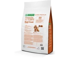 Nature's Protection Superior Care Raudona Coat begrūdis su lašiša Adult Small Breed 1,5kg, suaugusių, mažų veislių raudonkailių šunų sausas begrūdis pašaras su lašiša
